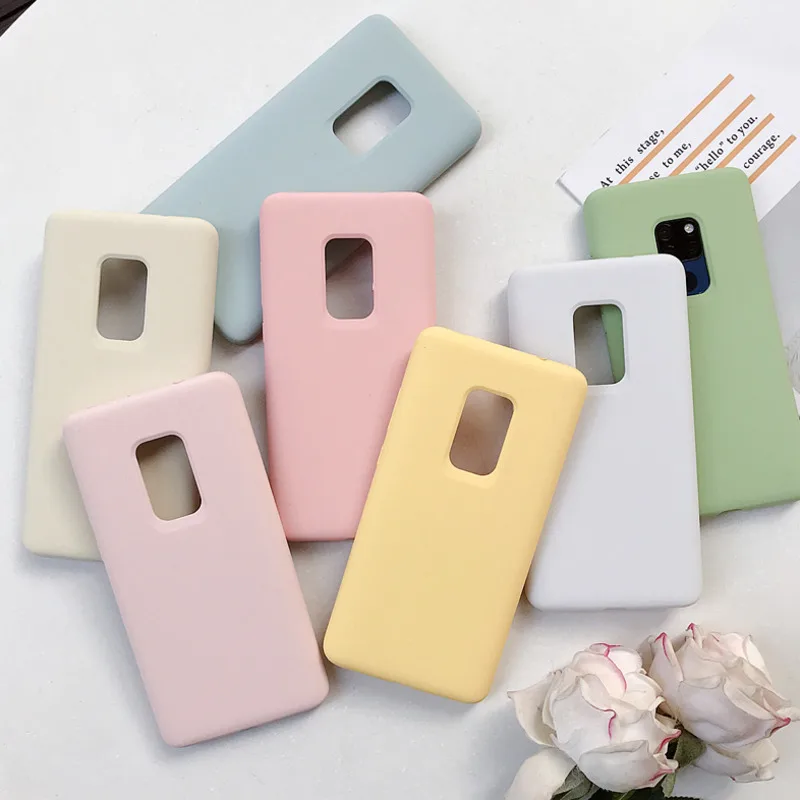 Buluby مسؤول سيليكون حافظة لهاتف huawei زميله 20 لايت لينة كامل حماية فوندا الهاتف المحمول الغطاء الخلفي ل زميله 20 الموالية حالة كوكه