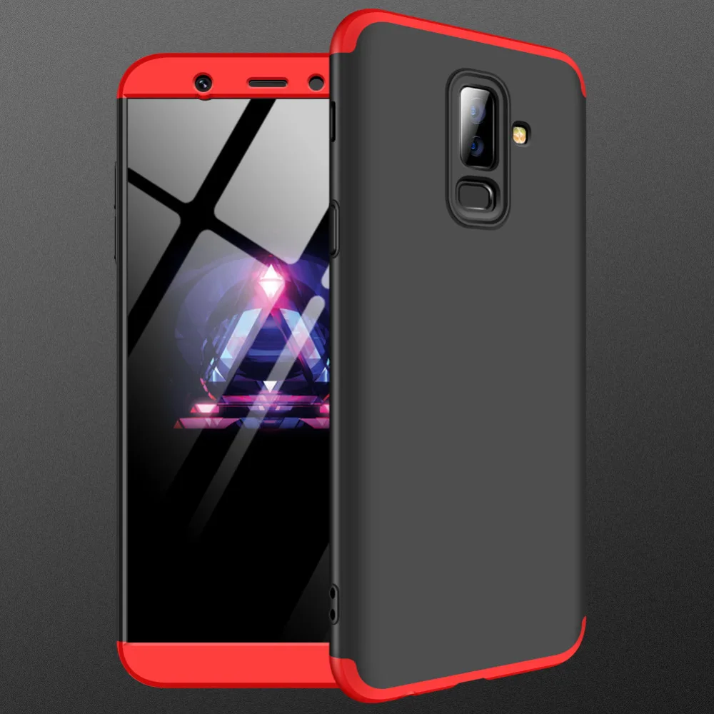 

Fo Samsung A6 Plus 2018 Case A600F Matte 360 Degree Full Protection Hard Case For Samsung Galaxy A6 2018 A600 Shockproof cover