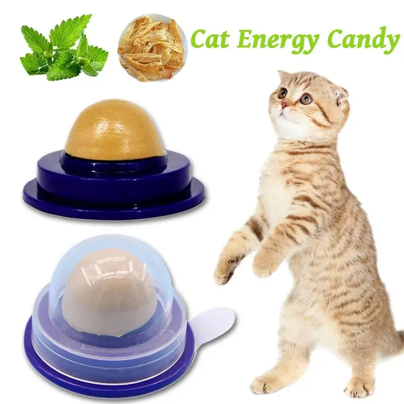 Vitamin Cat Solid Nutrition Energy Ball Cat Energy Candy Pet Toy Ball Snack Nontoxic Candy Licking Healthy Snack Toys