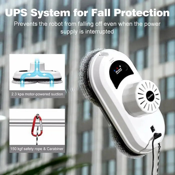 Window Cleaning Robot Vacuum Cleaner Robot Remote Control High Suction Anti-falling Best Robot Vacuum Cleaner New Arrival