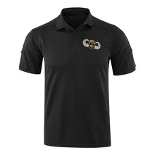 Тактическая быстросохнущая Мужская Уличная Футболка мужская летняя охотничья походная Военная тренировочная альпинистская дышащая Спортивная футболка с отворотом