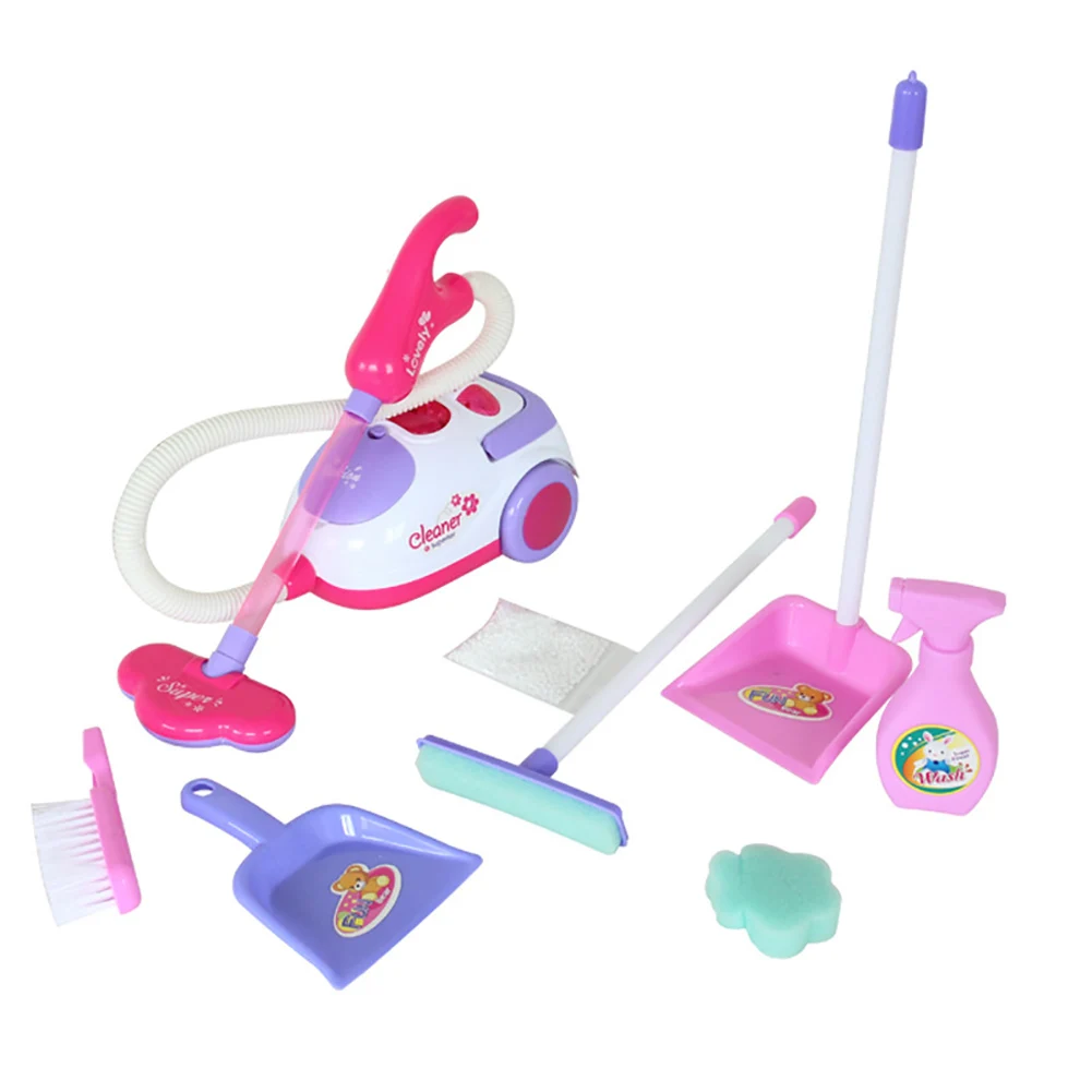 

9PCS/1 Set Pretend Play Set House Cleaning Toys Early Childhood Education for Kids