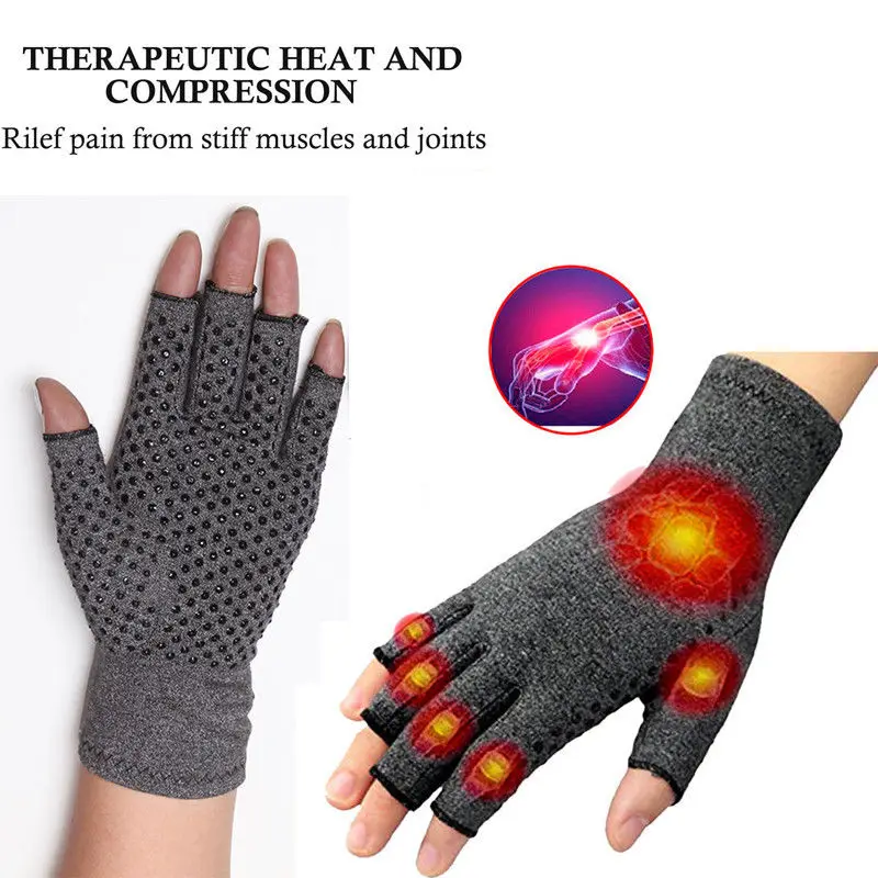 2019 Brand New Fashion 1 Pair Anti Slip Arthritis Gloves Hand Pain