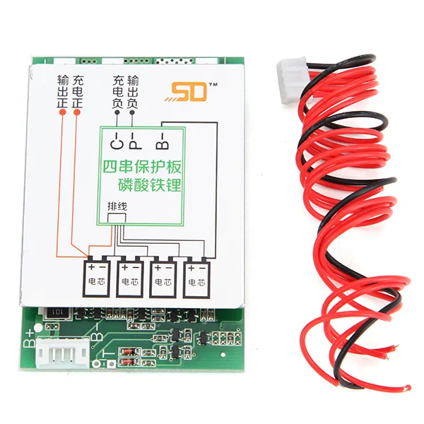 

NEW Four Serial 12V 150A High Current Inverter Iron Phosphate Lithium Battery Protection Board