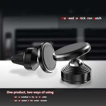 

car styling Multi-function phone magnetic bracket mobile phone ring buckle for polo tiguan golf 7 4 6 passat b6 b5 b7 touran t5