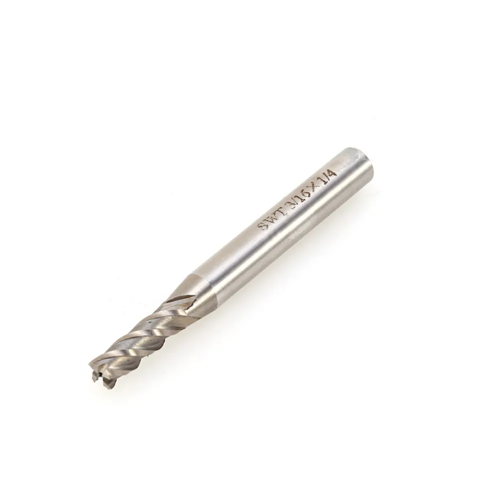 

5pcs/lot HSS CNC Straight 1/4'' Shank 4 Flute Endmill Milling Cutter 3/16'' Drill Bit Cutting Tools good