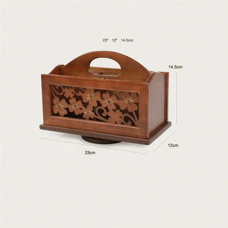 Деревянный резной пульт дистанционного управления телевизором ящик для хранения дома органайзер для офисного стола ящик для хранения(архаизмы Цвет