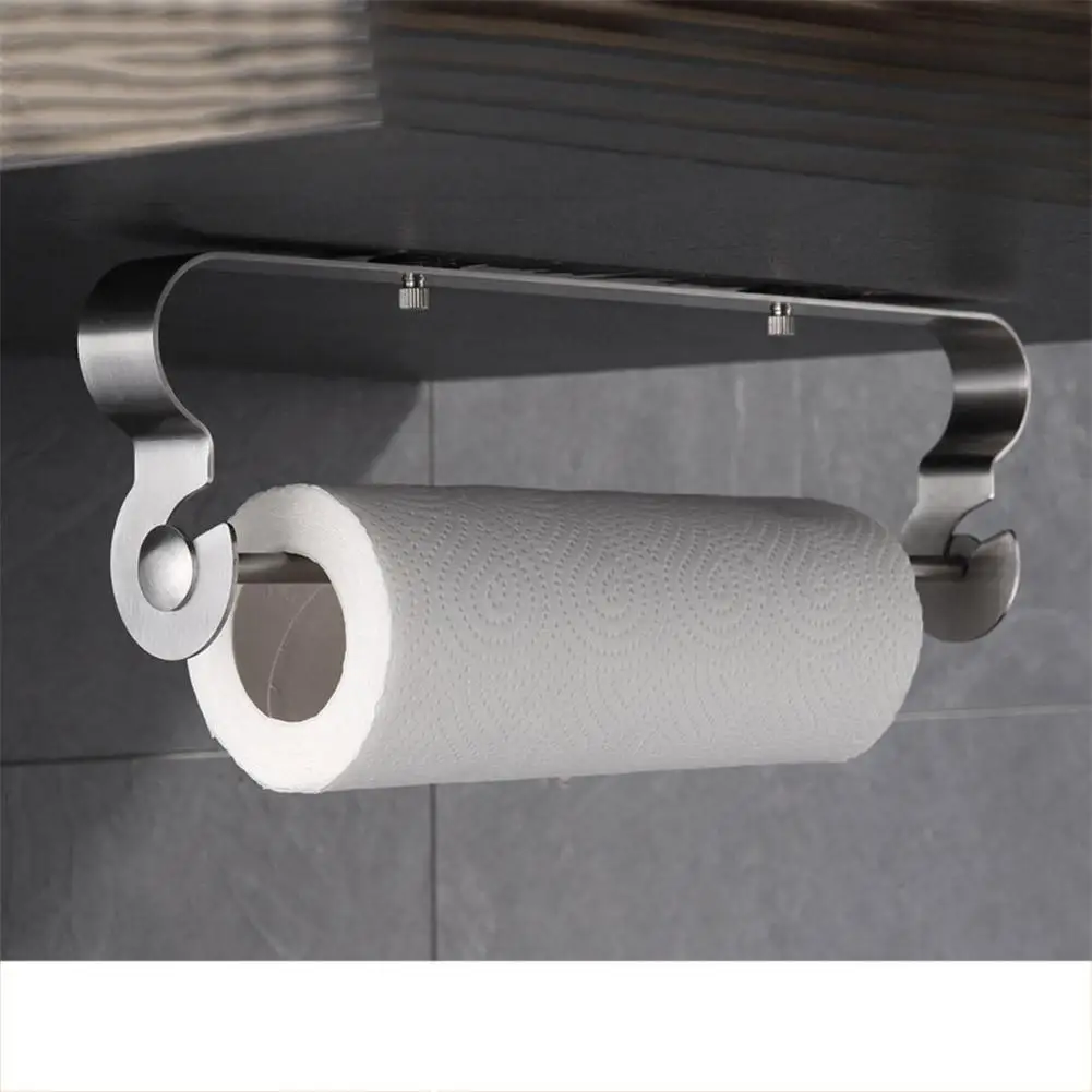 

LanLan Stainless Steel Nail Free Kitchen Tissue Holder with Adhesive