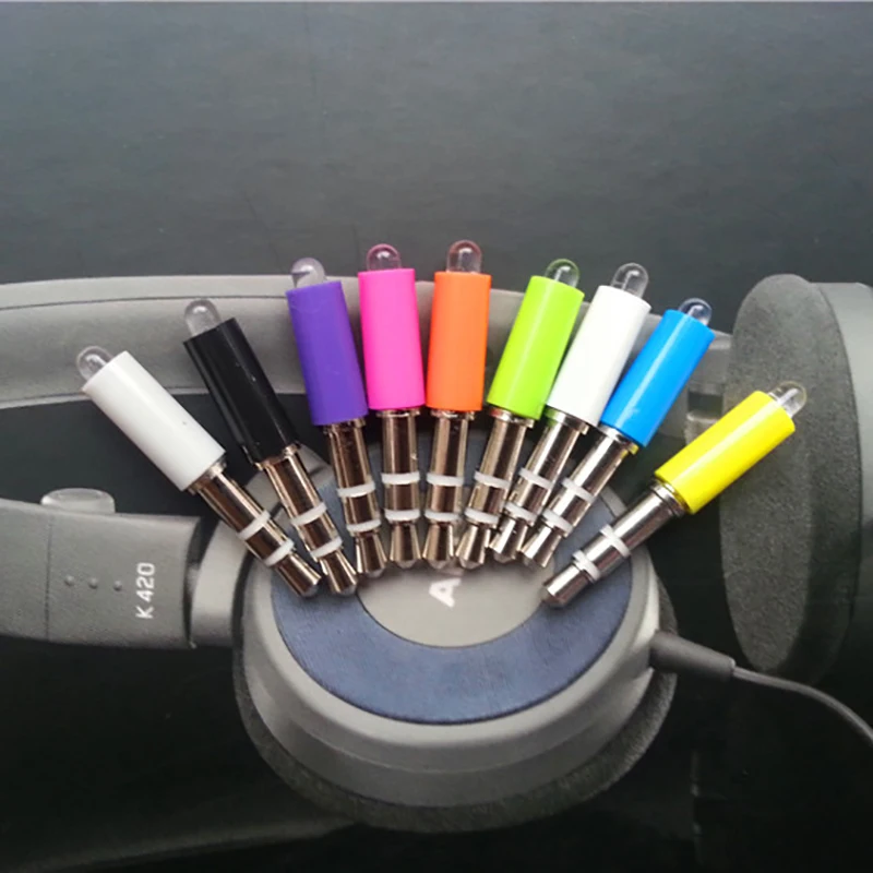 

2Pcs/Lot 3.5mm Jack Plug Smart Infrared Mobile Phone IR Remote Control Jack Dust Plug For IPhone Air Conditioner TV Random Color