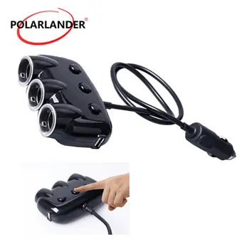 

Vehicle Charger Adapter car charger Mini Universal Triple USB Car USB Socket 3 Port 2.1A 2A for smartphone For Android