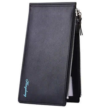 

New Card Wallet Men's Card Wallet Mobile Handbag Ultra-thin Double Zipper Wallet