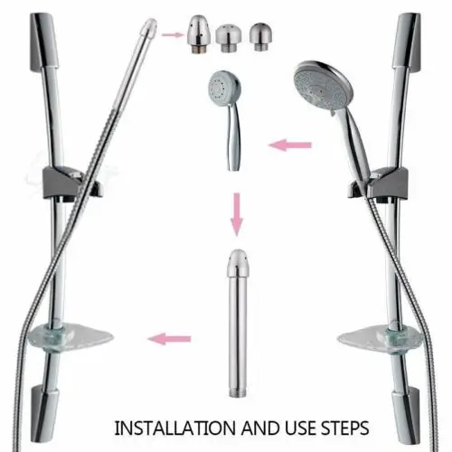 Limit 100 Shower Enema Water Nozzle 3Style Head Anal Douche Vaginal Clean Kit Cleaner Bathroom Accessories Sets
