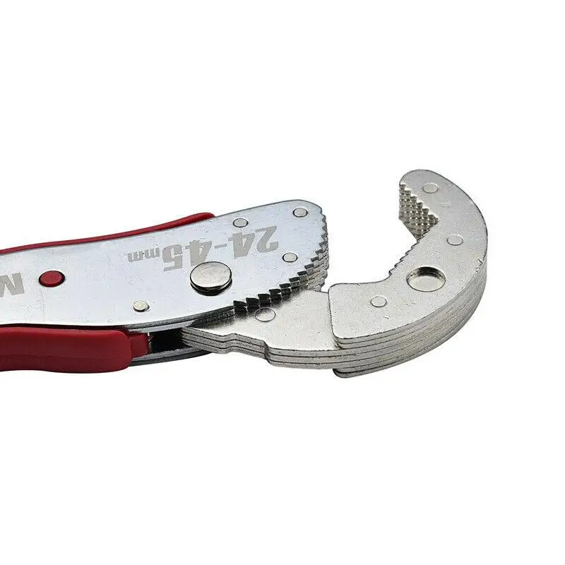 9-45mm Adjustable Magic Wrench Multi-function Universal Spanner Tool Sliver Color 29.5*4.3*4.8CM
