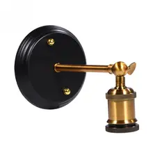 Винтаж промышленный E27 настенный светильник держатель для дома Спальня коридор Гостиная Декор одна осветительная головка, высокое качество