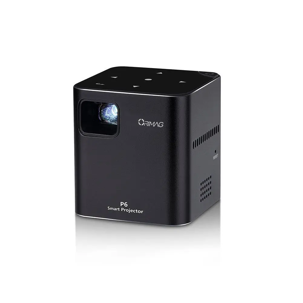 ORIMAG P6 мини видеопроектор 1080 P портативный Wi Fi Смарт пикопроектор Макс 120 дюймовый