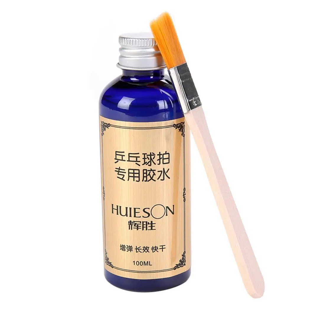 

Professional 100ml Speed Liquid Super With Special Brush Pingpong Racket Rubbers Table Tennis Glue For SchoolOffice Accessories