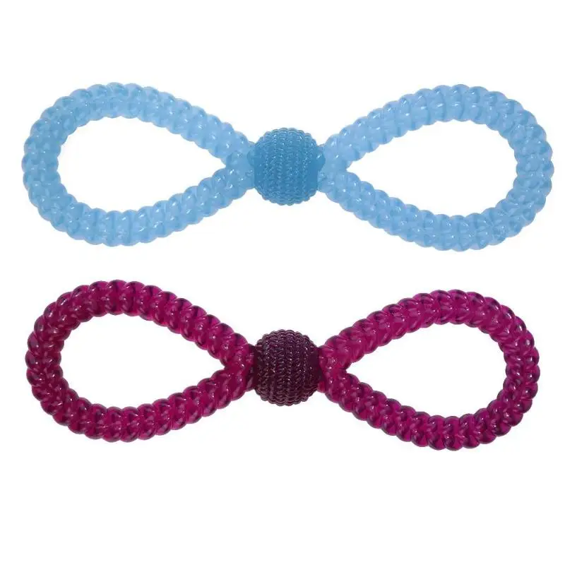 

Dog Toy Interactive 8 Shape Toy Pet Dog Cat Puppy Chew Toys Bite Resistant Tooth Cleaning Training Toy