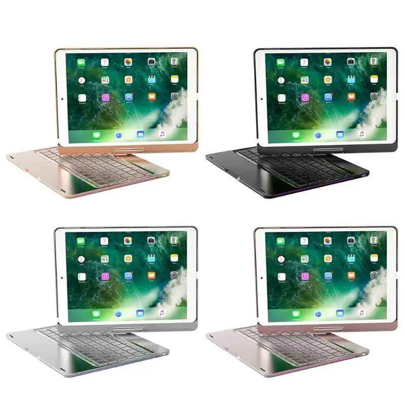 360 Degree Rotation 7 Color LED Backlit Wireless Bluetooth Keyboard Case Cover Stand for iPad Pro10.5 360 Degree Rotation 7 Color LED Backlit Wireless Bluetooth Keyboard Case Cover Stand for iPad Pro10.5