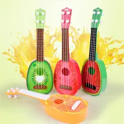 Милые фрукты стиль детей 4 Строка гитары мини моделирование Гавайские гитары укулеле музыкальный инструмент дети музыка игрушка в подарок