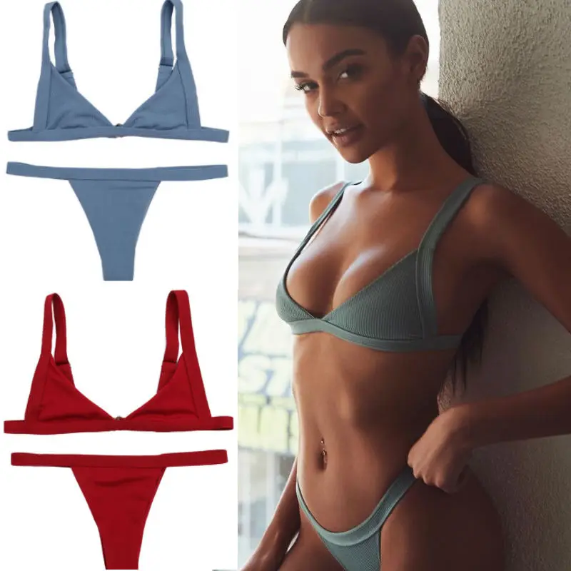 Traje de baño mujer micro bikini 2019 mujer traje de baño Bikinis conjunto Vintage playa biquinis femenino Traje de baño mujer micro bikini 2019 mujer traje de baño Bikinis conjunto Vintage playa biquinis femenino