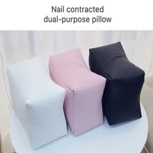 1 шт Подушка для дизайна ногтей, маникюрная подушка для рук, подушка для рук, розовая подушка для ног, двойное использование, держатель из искусственной кожи, Маникюрный Инструмент, модный