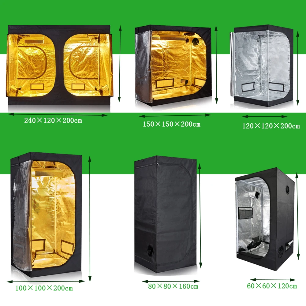 Grow tent 50/60/80/100/120/150/240CM Grow box 600D Indoor Grow room for hydroponics greenhouse plant lighting Tents
Grow tent 50/60/80/100/120/150/240CM Grow box 600D Indoor Grow room for hydroponics greenhouse plant lighting Tents
