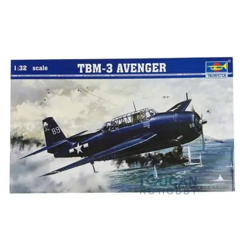 Модель самолета Trumpeter 02234 1/32 масштабный самолет US TBM-3 Авиаторы-Мстители модель