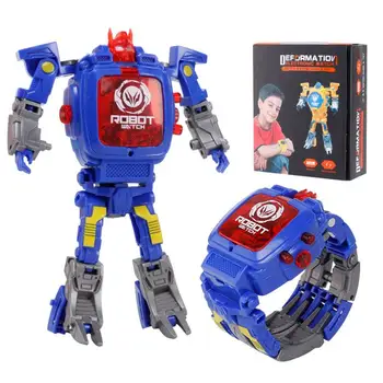 

Deformation Robot Action Transformation Wristwatch Toy Kids Robot Electronic Watch Creative Gifts Educational Toys Watch Toy