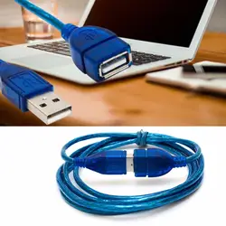 2018 1 м/1,5 м/2 м/3 м супер длинные USB 2,0 Мужского на Женский Удлинительный кабель высокого Скорость удлинитель USB кабель передачи данных