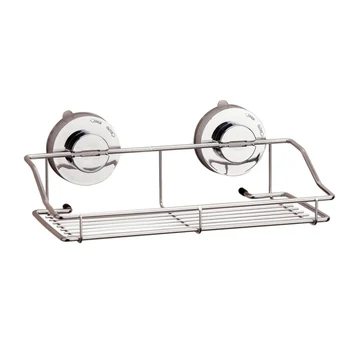 

1PC Bath Super Suction Vacuum Shower Soap Rack Shelf Organizer Basket for Bathroom Room Kitchen