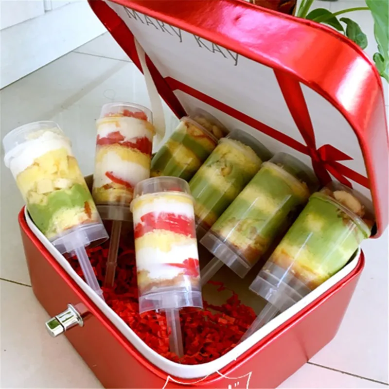 

10/20/30/40/50PCS Per Pack Cakes Dessert Push Up Pop Containers Shooter Pop for Party Use Dropshipping