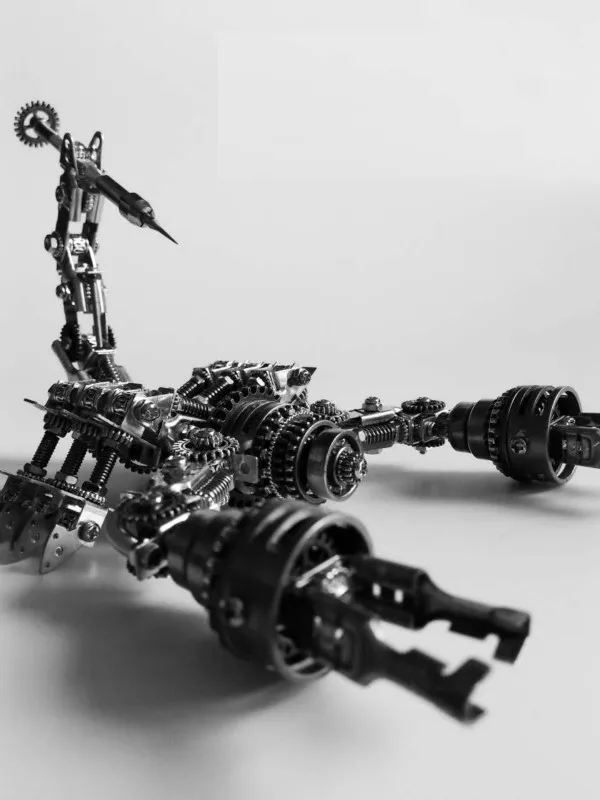 

2019 Steampunk DIY Model Kit Metal Steel Scorpion Modelling Hobby Modelismo Tools Gears Of War Creative Gift Toys Free Shipping