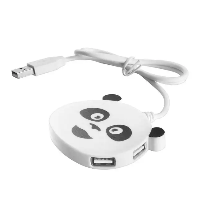 Best Price VODOOL Cute Panda Shaped Hub Splitter High Speed 4 Port USB 2.0 Hub Splitter Adapter for Laptop Desktop PC Computer Peripherals Best Price VODOOL Cute Panda Shaped Hub Splitter High Speed 4 Port USB 2.0 Hub Splitter Adapter for Laptop Desktop PC Computer Peripherals