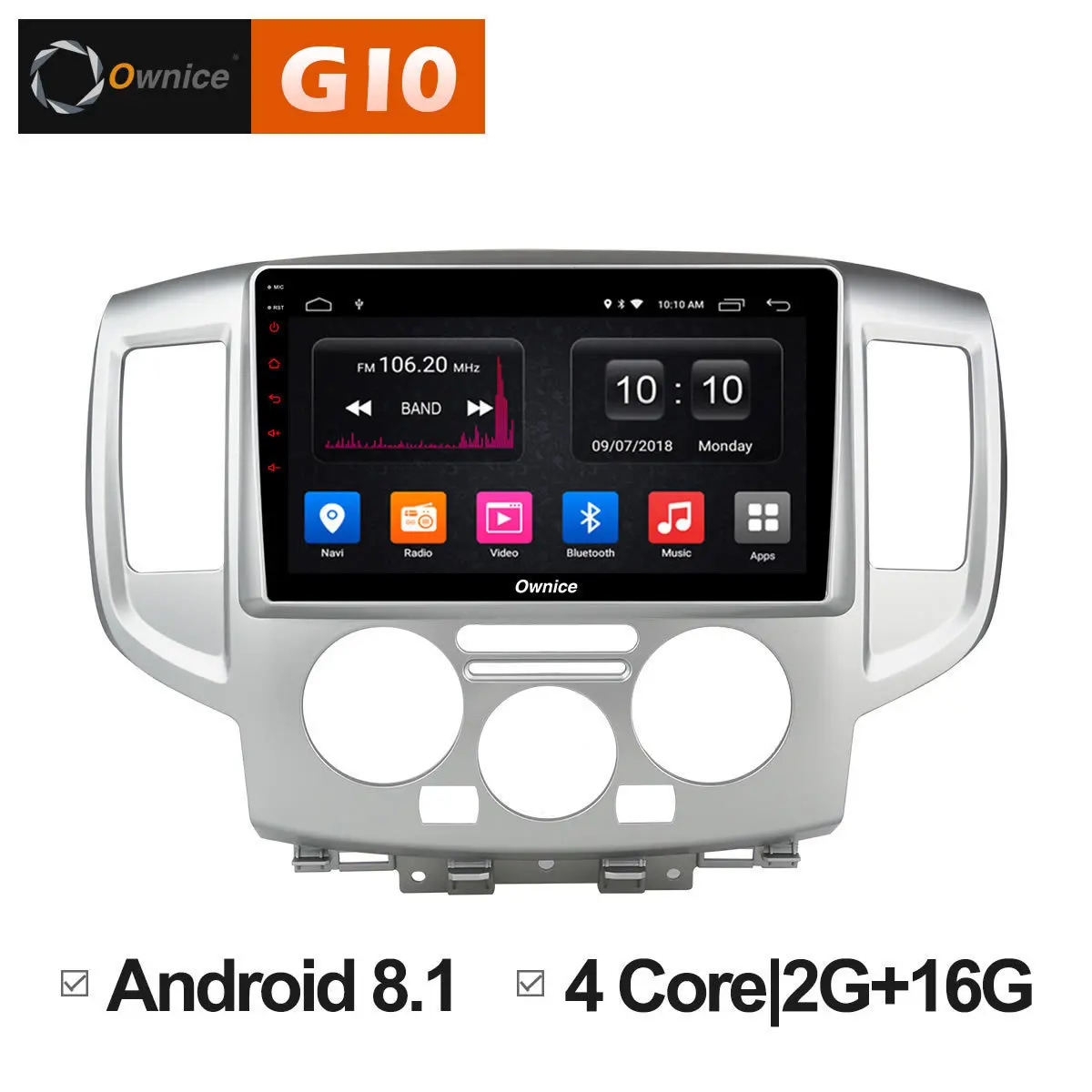 Perfect For Nissan NV200 2010 2011 2012 2013 2014 2015 2016 2017 2018 Stereo Radio Vehicle Android auto DVD Multimedia Car Player GPS 1