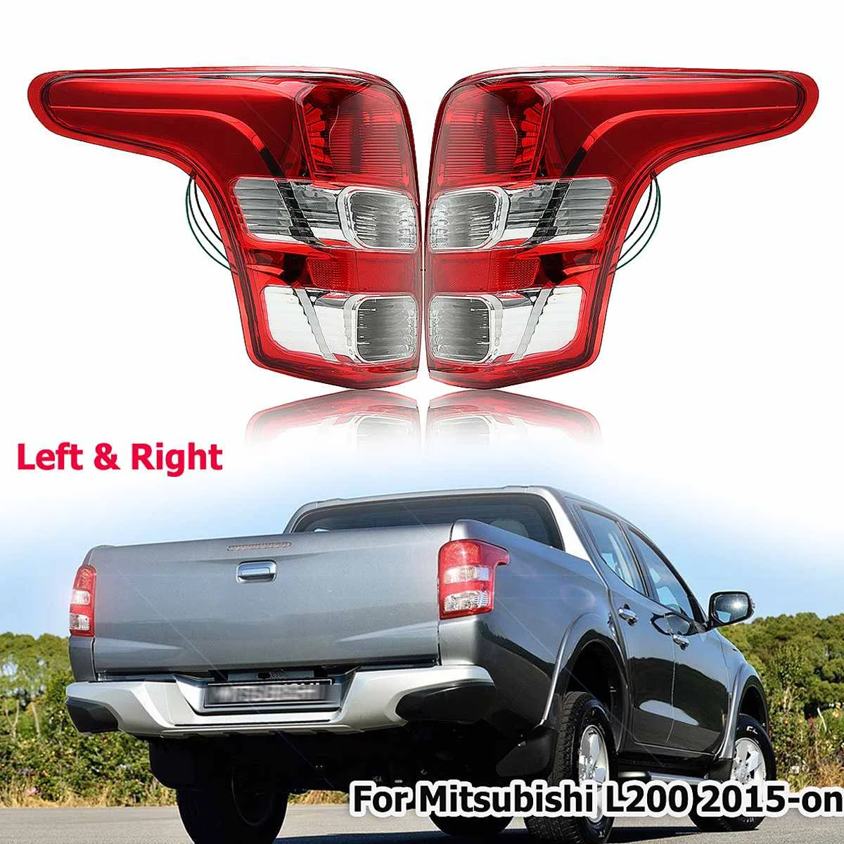 

Rear Tail Light Lamp Left + Right Side for Mitsubishi L200 for Triton for Fiat Strada 2015-up
