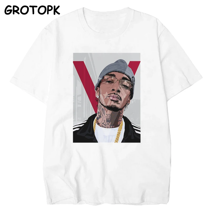 

The Great Nipsey Hussle Printed Men T Shirt Summer 2019 Hip Hop Tshirt Harajuku Streetwear Rapper Lil Peep Xxxtentacion Clothing