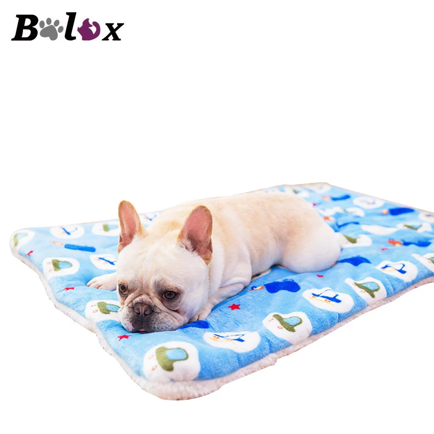 

Fleece Cat mat Thick Warm Winter spring Blankets Pet bed Sleeping Bed Mats Print for Small Medium Dogs Cats Dropshipping