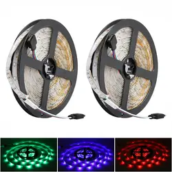 10 м 600 светодио дный s Rgb светодио дный полосы света 3528 Dc12V 60 светодио дный s/M гибкий светильник светодио дный лента украшения дома настольные