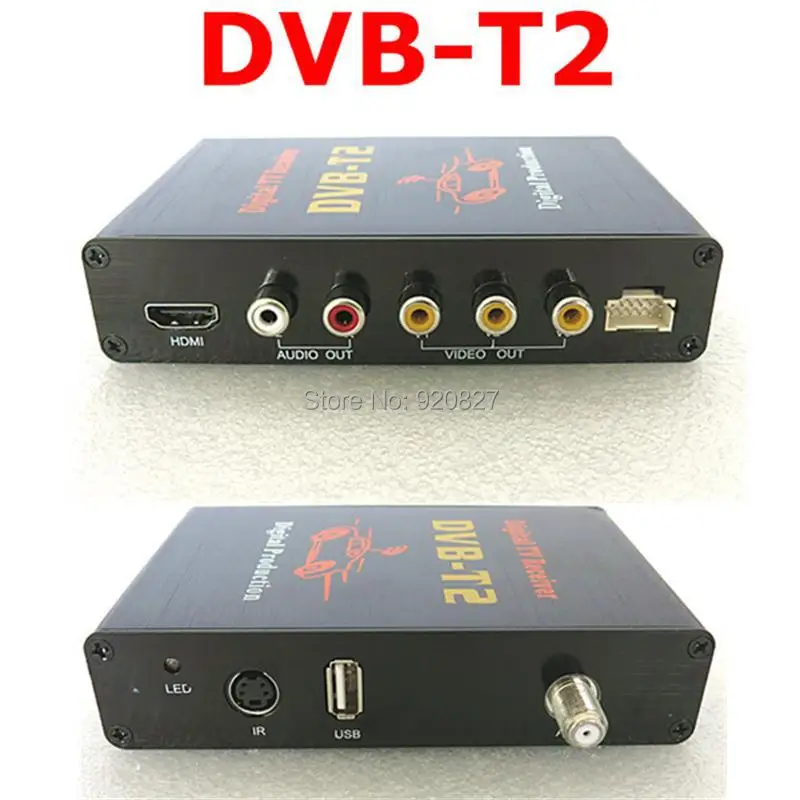 DVB T2 H.264 MPEG4 мобильный цифровой ТВ-приставка Внешний USB DVB-T2 автомобильный тв-приёмник для России и Европы и Юго-Восточной Азии