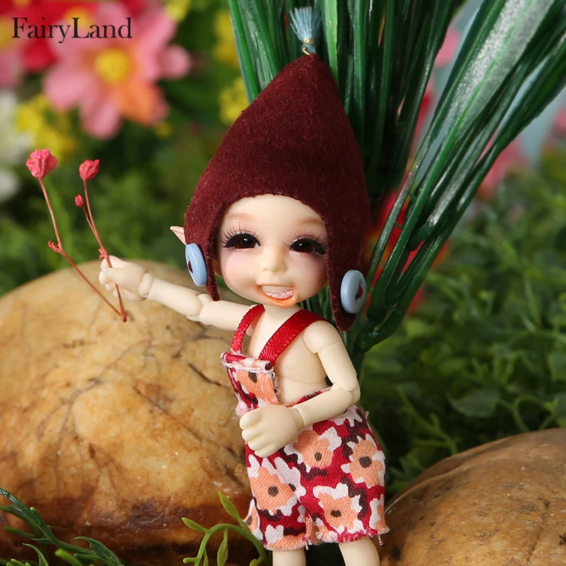 Fairyland Realpuki 1/13 Ara BJD куклы с длинными ушками улыбка забавная уникальная необычная