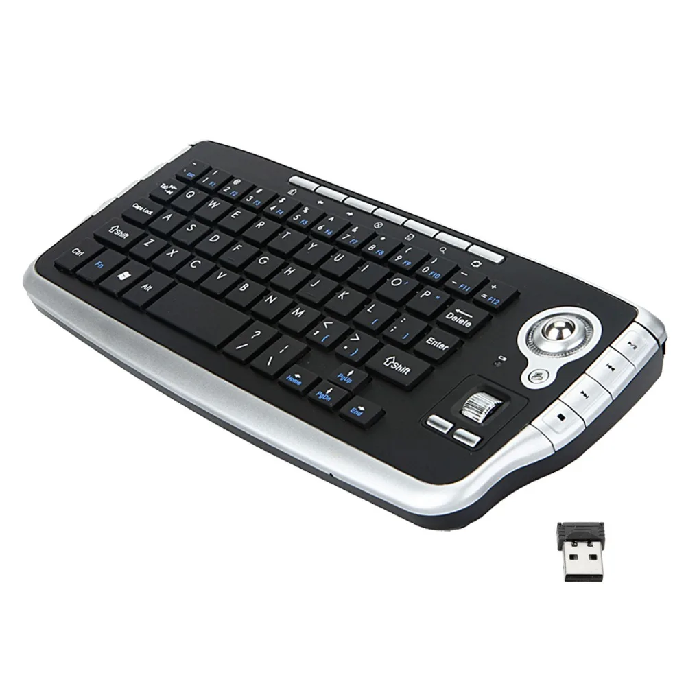 

Mini Wireless Mouse Keyboard 3 In 1 2.4G Wireless Keyboard / Air Mouse / Smart Tv Remote Controller Ergonomic Gaming Keyboard