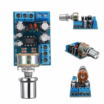 

LEORY TDA2822M 1W*2 Dual Channel Audio Amplifier Stereo Module Board Volume Control DC 1.8-12V Operational Amplifier Chips