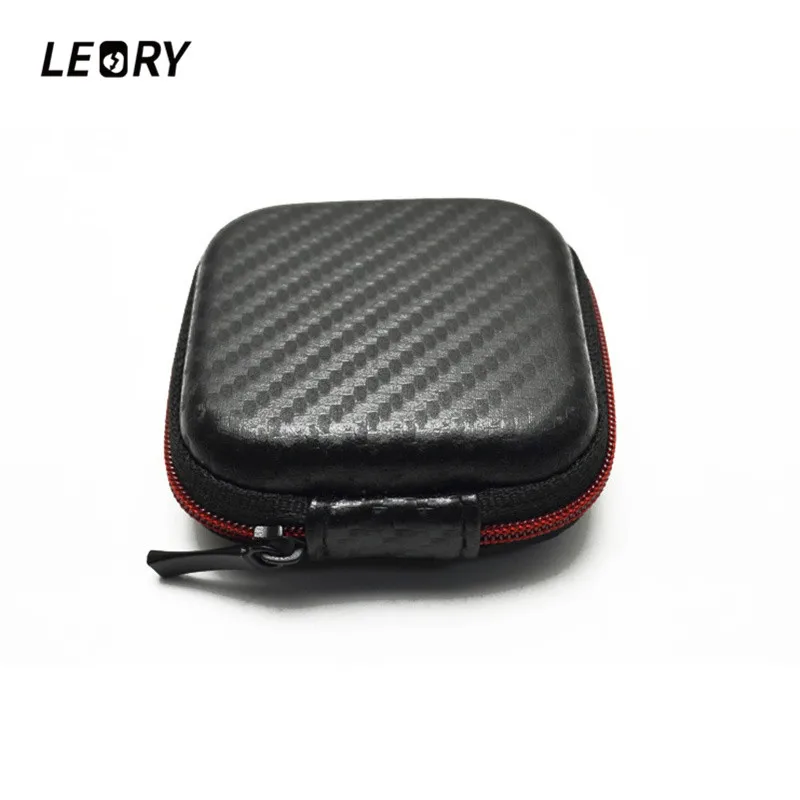 

Hard Protective PU+EVA Earphone Case 10 pcs/ lot Anti-pressure Earbuds Cables Bag Case 7.5x3cm Wholesale