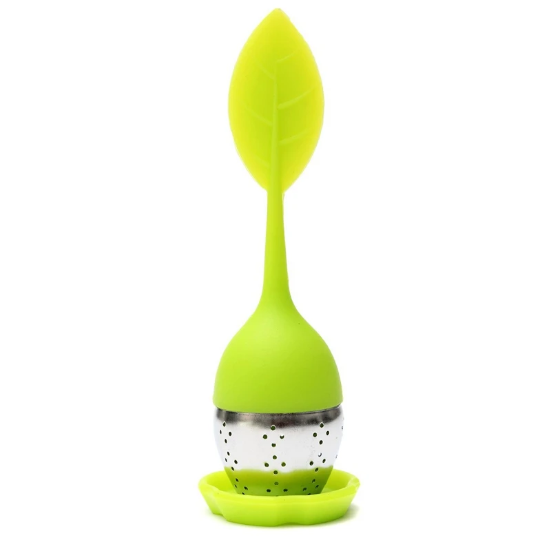 

Tea Infuser With Cover Strainer Stainless Steel sheet-green