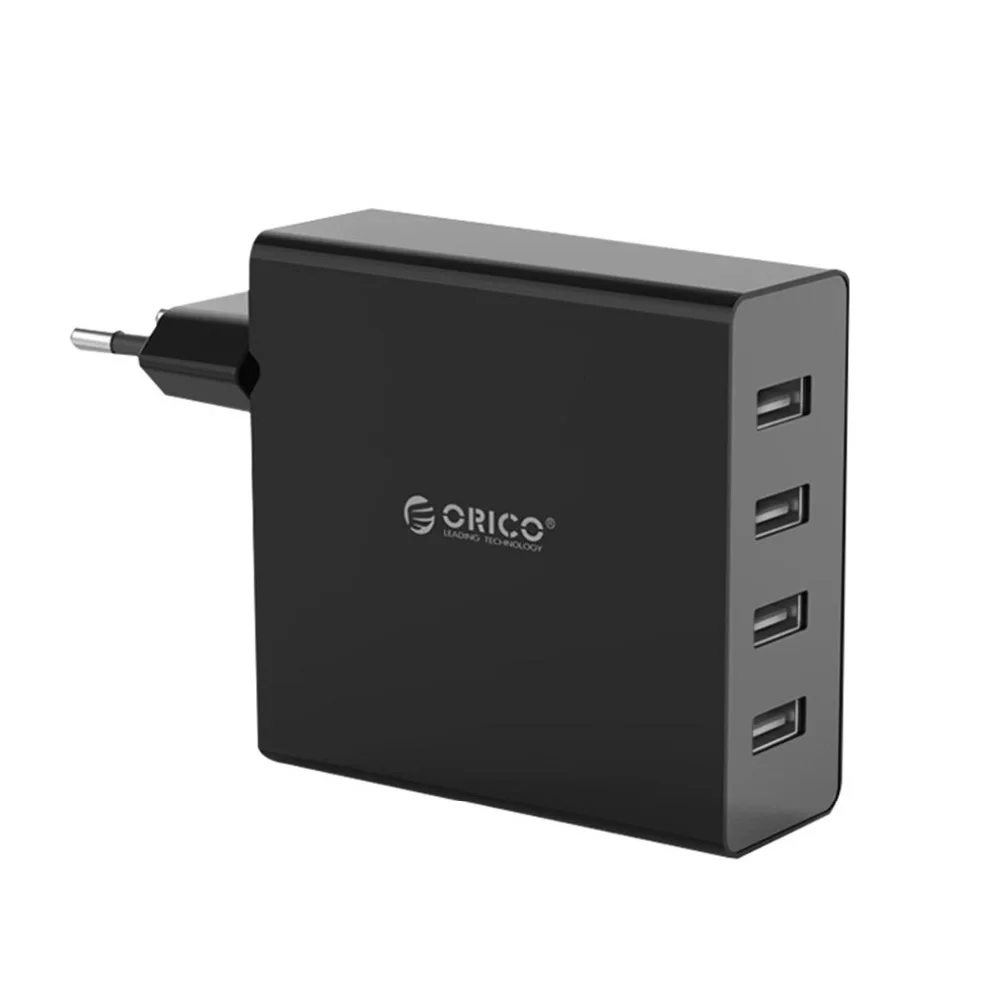 

Orico Dcw-4U 4 Port Usb Charger 5V 2.4A Desktop Charger Adapter For Mobile Phone Tablet Notebook(Eu Plug)