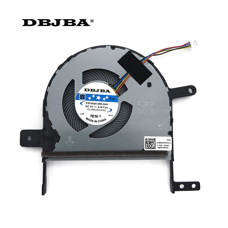 Новый вентилятор для процессора ASUS S510 S510U S510UQ S510UA X510 X510UN X510U DFS531005PL0T A13NB0FM0P01211