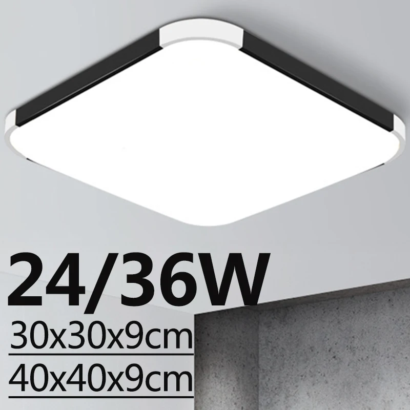 Bright 36W LED Ceiling Light Panel Bathroom Kitchen Living Room Wall Down Light
