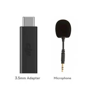 

DJI OSMO Pocket 3.5mm Adapter Supports External 3.5mm Microphone for Higher-quality Recording OSMO FM-15 Flexi 3.5mm Microphone