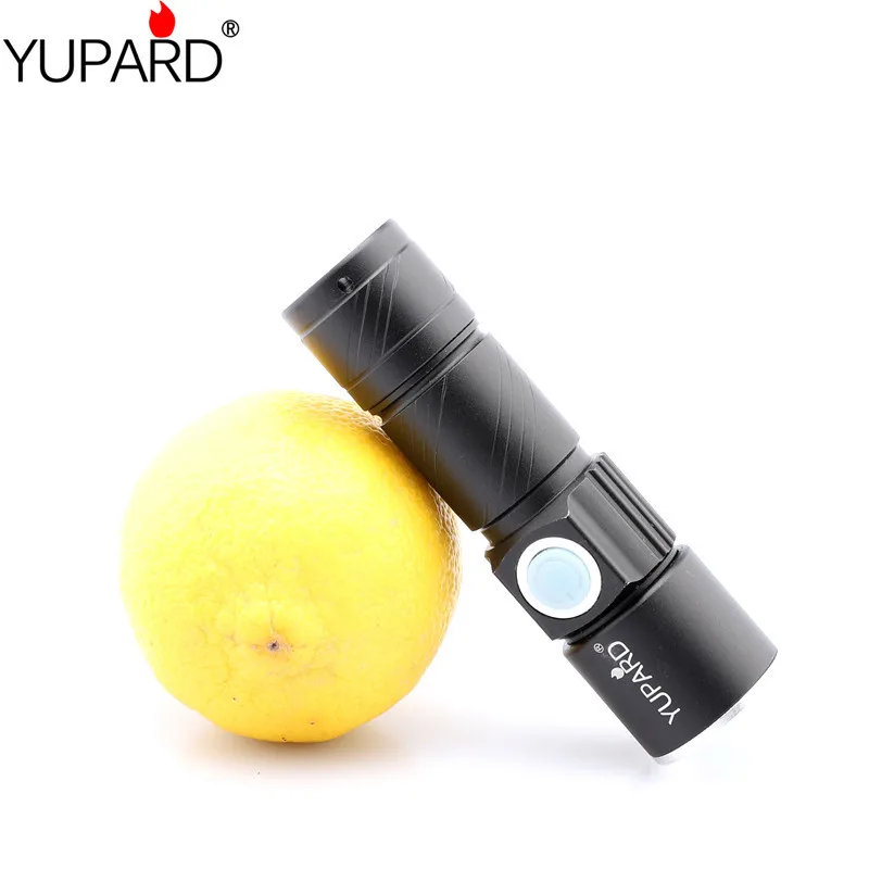 Фонарик YUPARD Mini Q5 светодиодный портативный встроенный 16340 перезаряжаемый