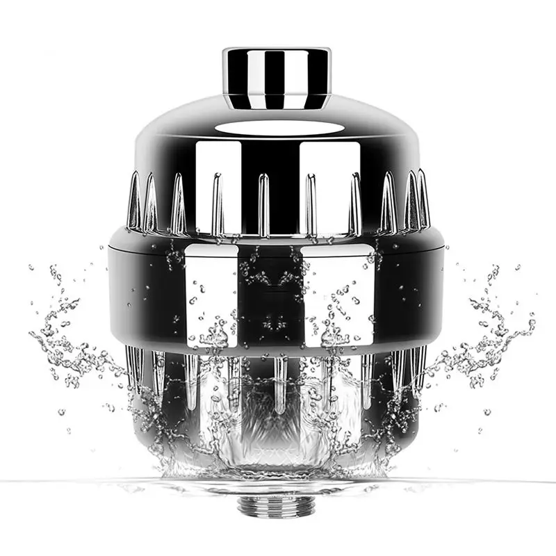 

In-line bathroom Shower Filter bathing water filter purifier water treatment Health softener Chlorine Removal